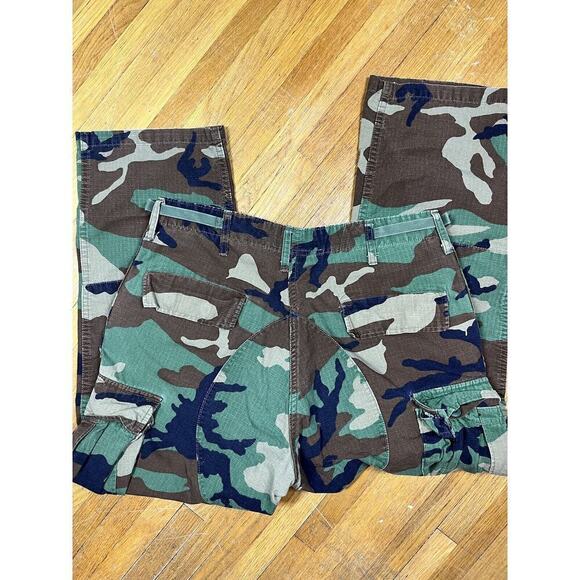 Propper 100% Cotton Mens Camo Cargo Straight Leg Pants Size M - Picture 6 of 8